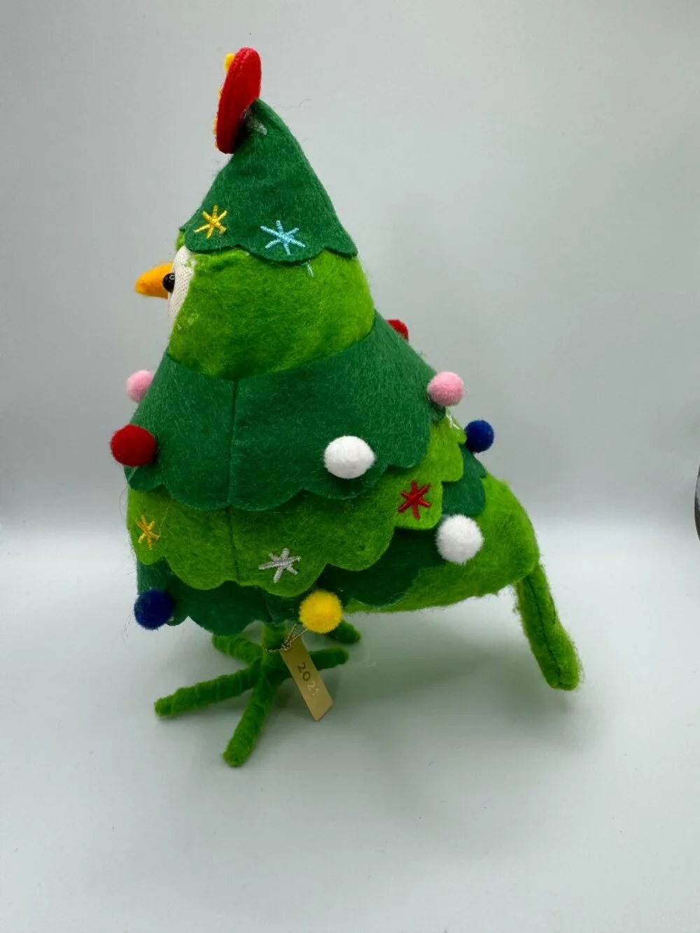 Target Wondershop Bird 2021 Tinsel Felt Bird, Christmas Tree Featherly Friend